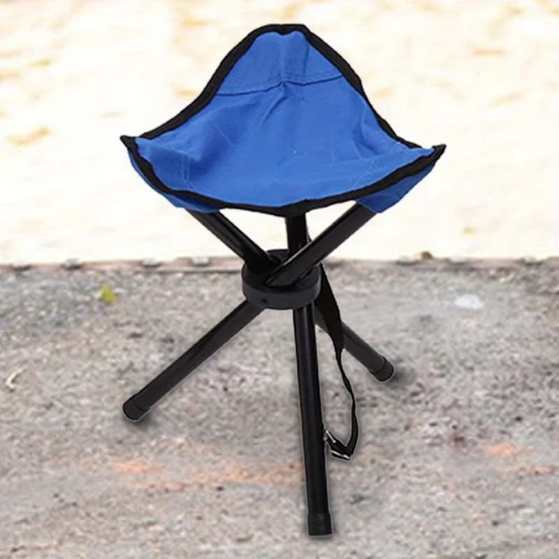 Tabouret trépied pliant compact 3 pieds pour pêche, camping et activités outdoor léger