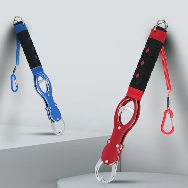Pince multifonction pêche en alliage aluminium avec échelle et rotation 360° - Outil pliable