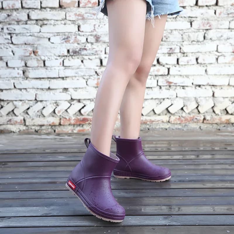 Bottes de pluie homme semelle épaisse mode antidérapantes pêche cuisine extérieur lavage auto EVA