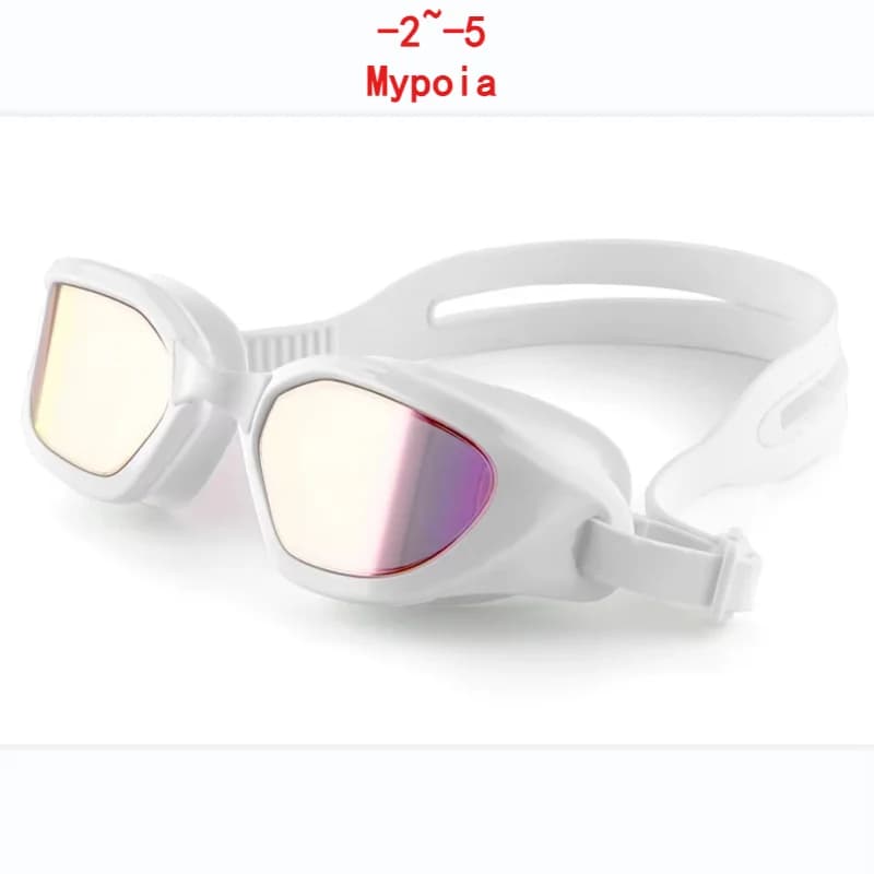 Lunettes de natation correctrices myopie homme femme - Verres optiques anti-buée pour piscine et sports nautiques
