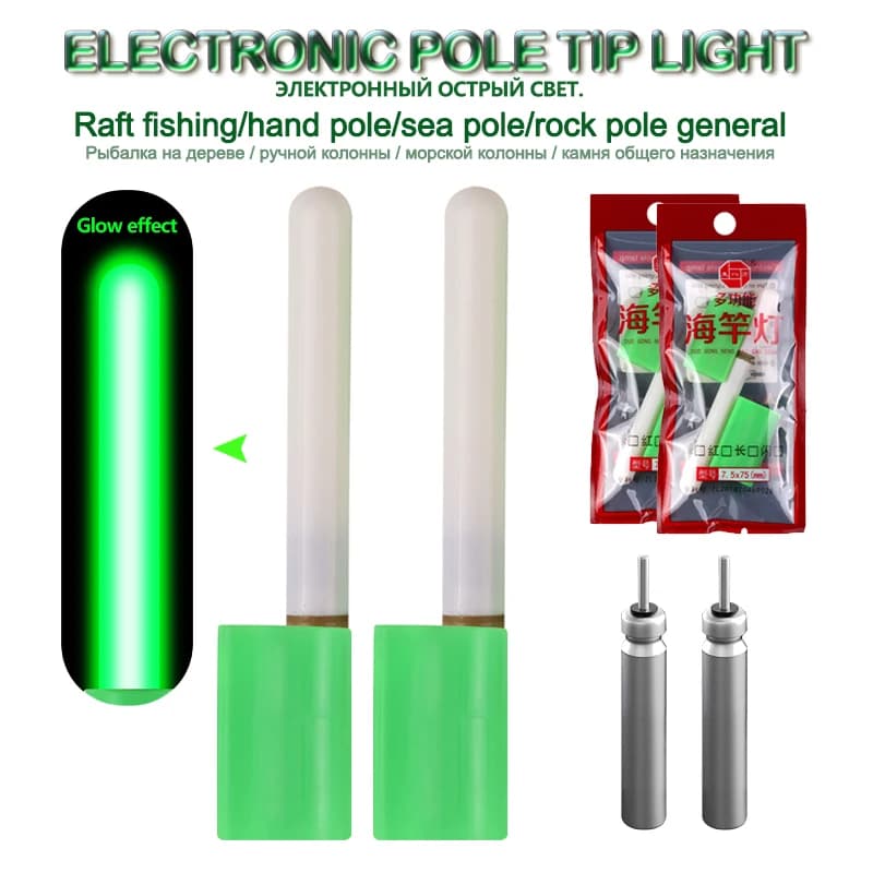 Bâton lumineux électronique CR425 pêche mer - Lampe étanche pêche nocturne outils accessoires