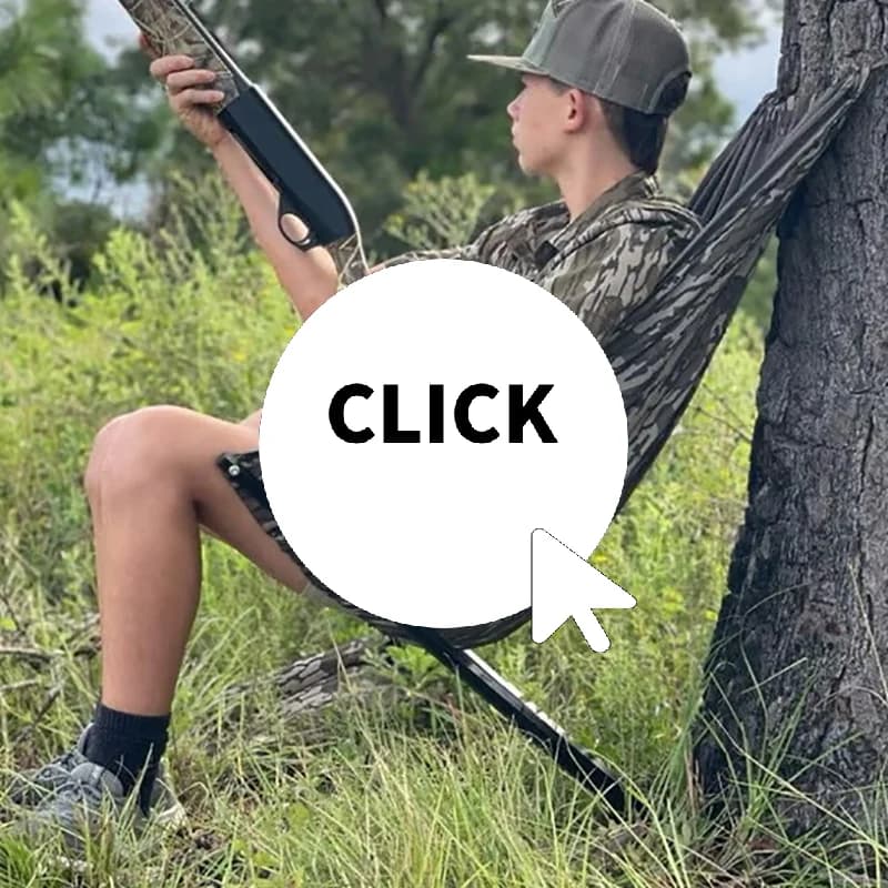 Chaise hamac camouflage pêche portable légère - Siège suspendu arbre pliant pour camping nature