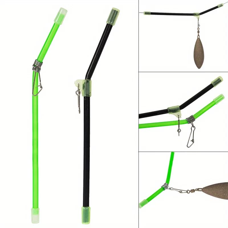 20 Anti-Emmeleur Feeder Pêche Mer Luminiscent Avec Tube Snap Connecteur Équilibre Accessoires