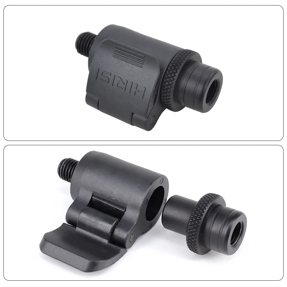 Connecteur rapide aluminium Hirisi AQ211 pour alarmes pêche - Accessoire pod et bank sticks