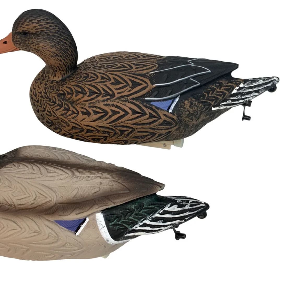 Leurre canard colvert pliable flottant - Pour chasse tir et décoration extérieur jardin parc lac