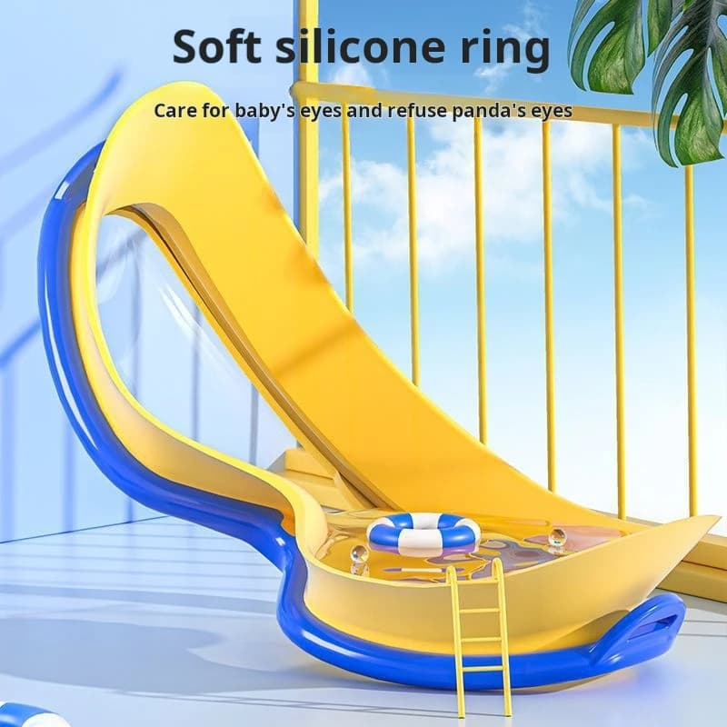 Lunettes de natation enfants grande monture étanches anti-buée HD avec embouts silicone