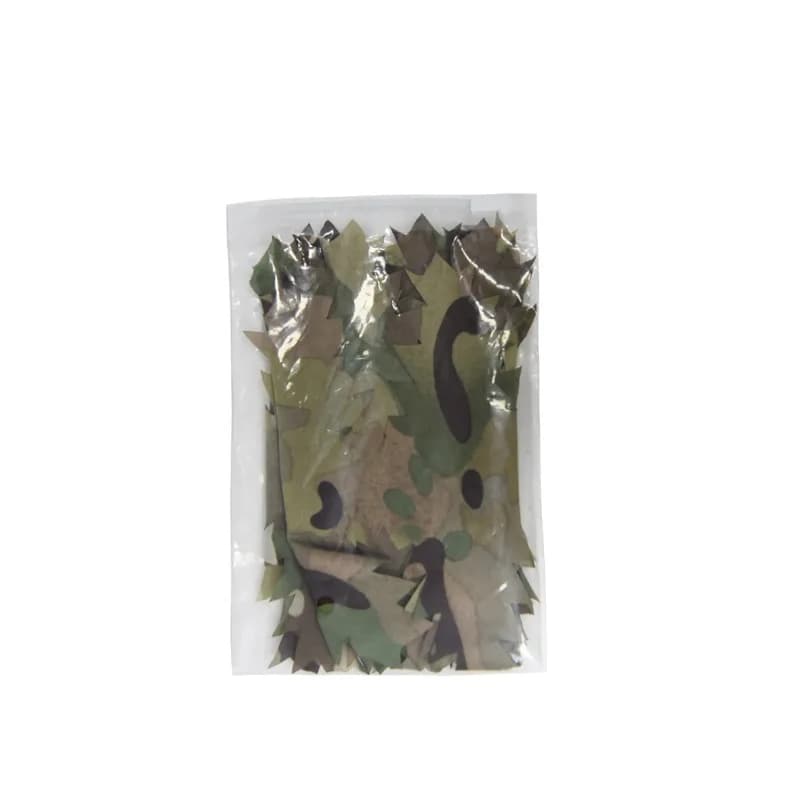 Tissu camouflage feuilles 3D découpé laser pour ghillie suit DIY - Matériau caché vêtements chasse