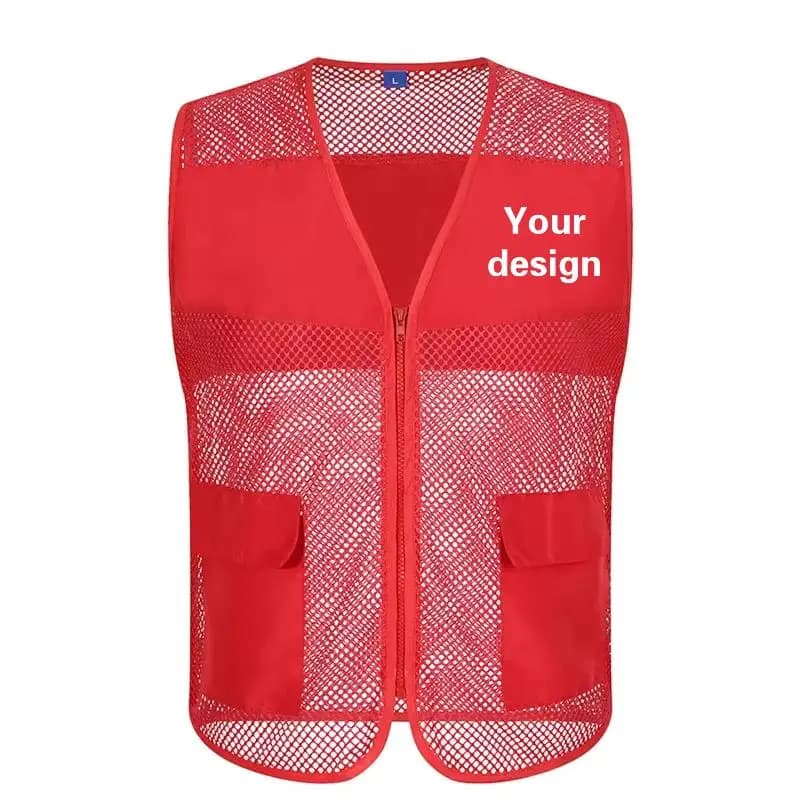 Veste filet pêche multi-poches été 2023 - Veste sans manches légère pour pêcheur avec nombreux rangements