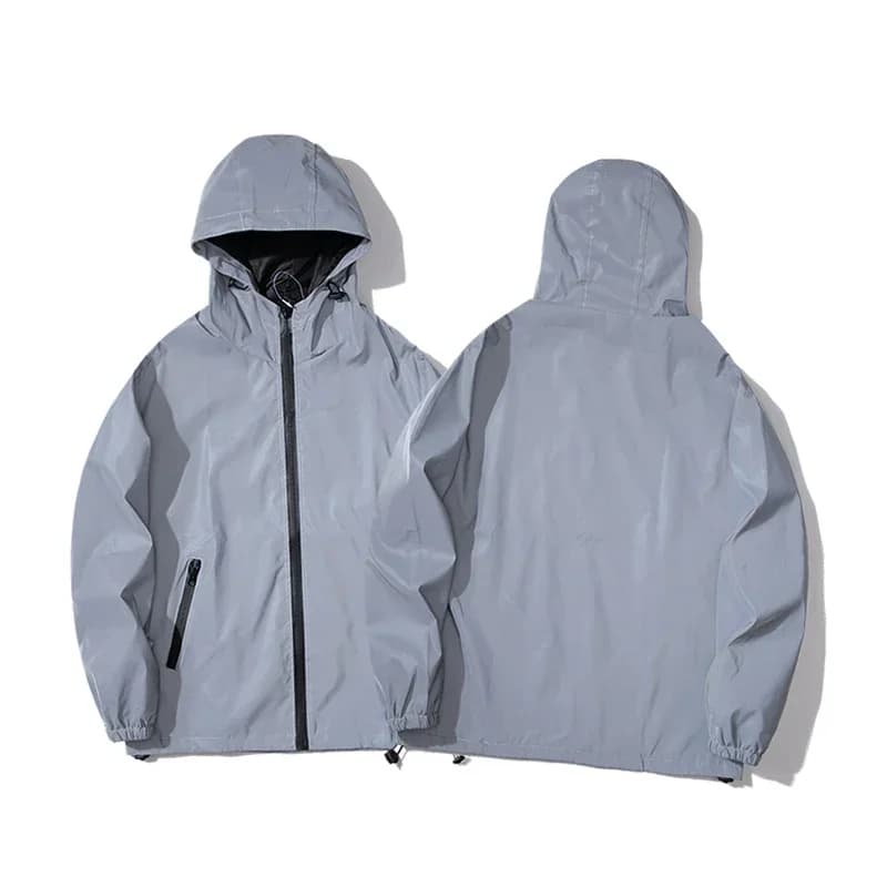 Veste réfléchissante pour couple sécurité nocturne pêche polyester tendance avec effet lumineux