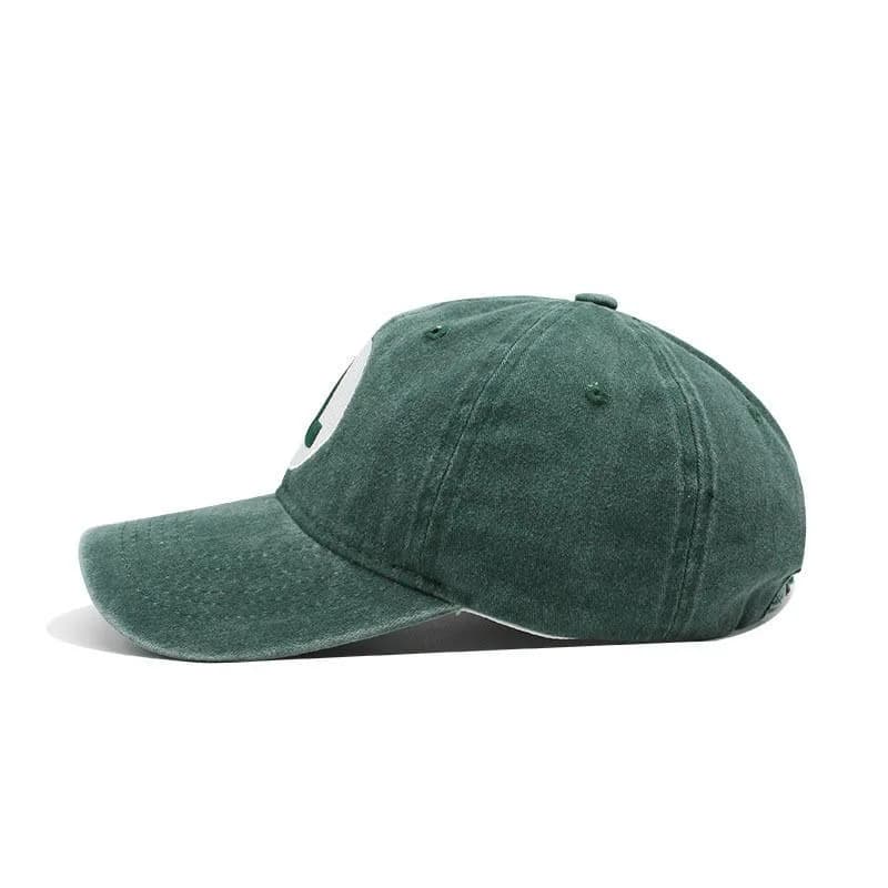 Casquette baseball unisexe coton lavé brodée - Chapeau ajustable streetwear et sport outdoor