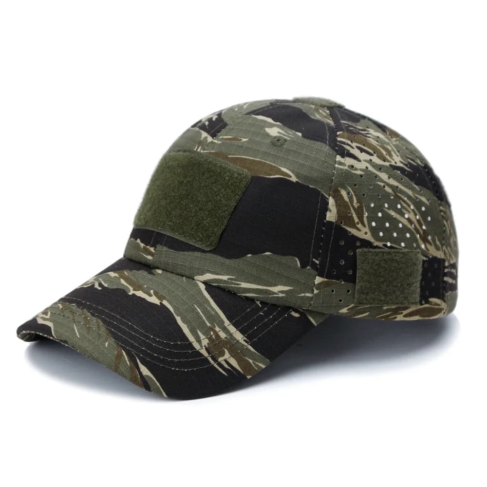 Casquette camouflage pêche homme protection solaire - Baseball cap respirant randonnée chasse camping