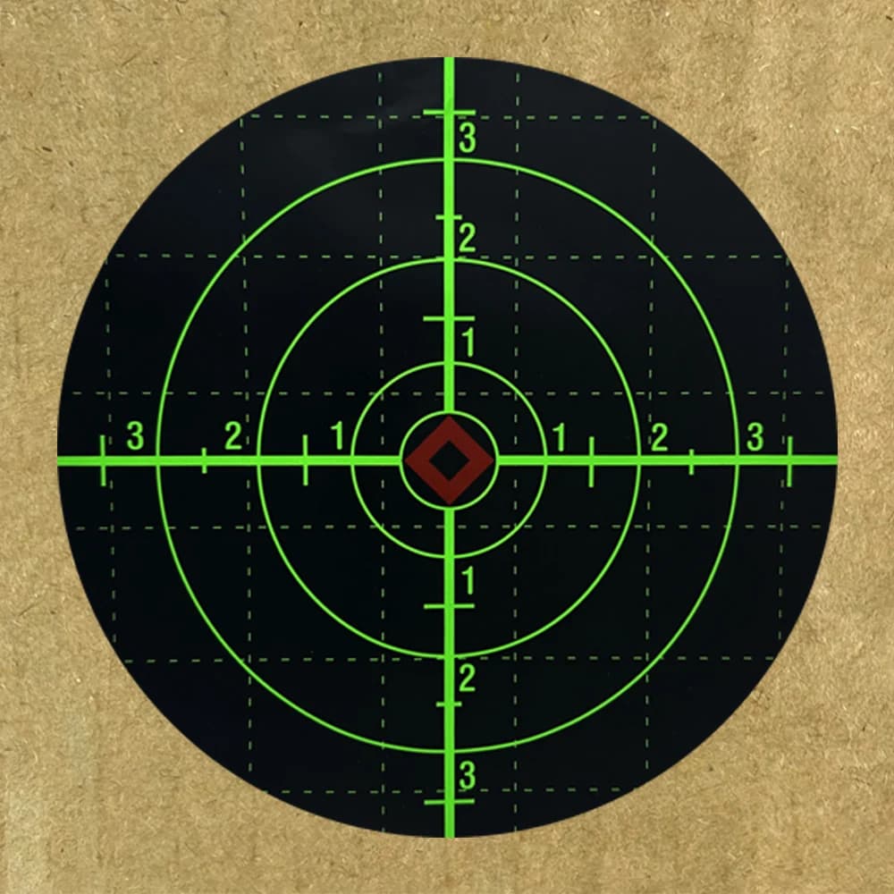 100 cibles autocollantes fluo vert éclaboussures pour BB gun pistolet à plombs rifle airsoft
