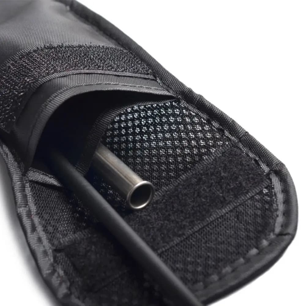 Sac pliable nylon canne pêche portable grand capacité rangement équipement accessoires pêche étui