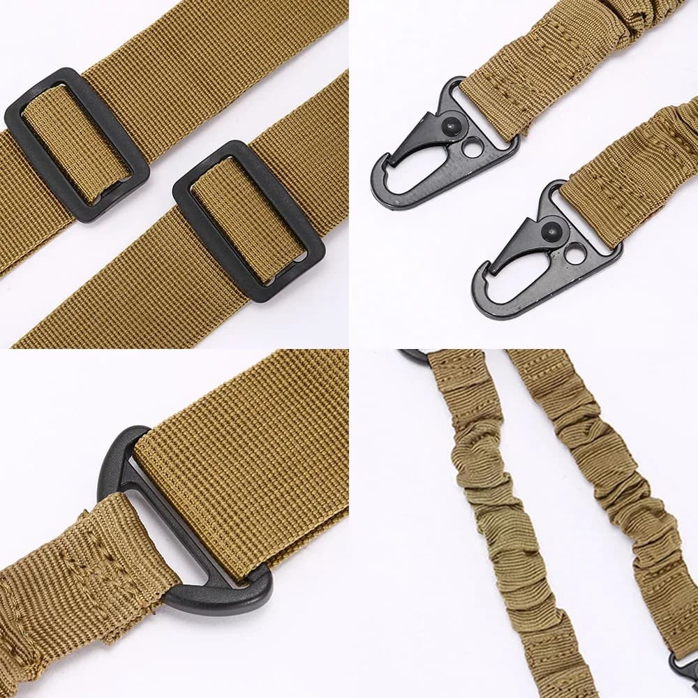 Bretelle tactique réglable 2 points pour fusil - Sangle universelle AR AK pêche et chasse outdoor