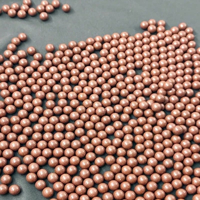 100 billes de boue rouge marron 9mm pour fronde - Accessoire d'entraînement pour pêche et chasse