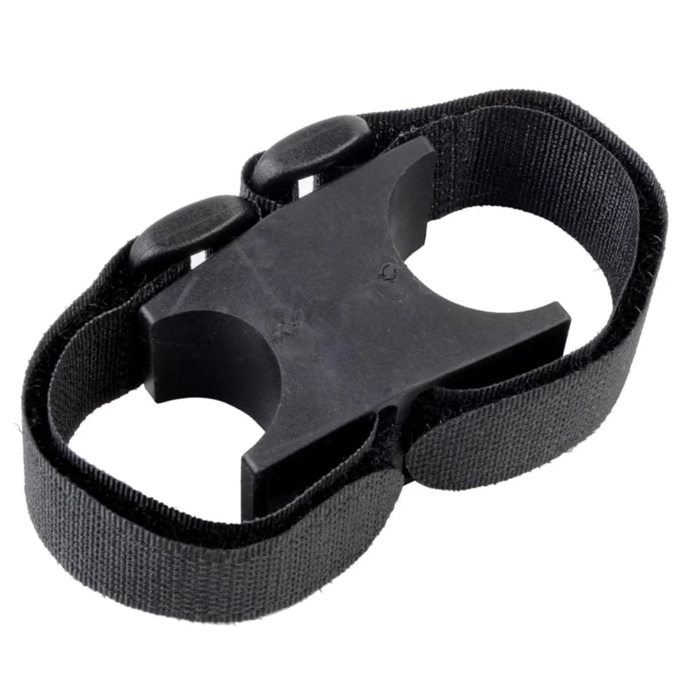 Support polyvalent pour lampe de vélo - Fixation à sangle pour éclairage VTT et pêche