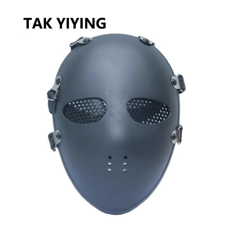 Masque intégral protection complète TAK YIYING noir - Airsoft Paintball BB Gun - Chasse pêche