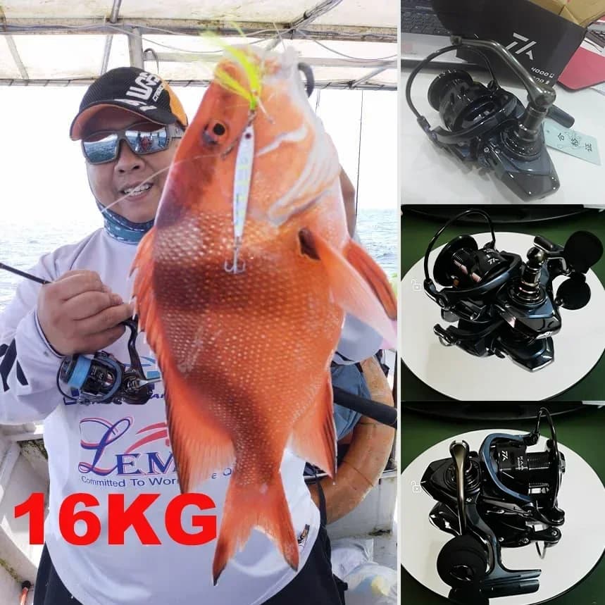 Moulinet de pêche tout alliage haute vitesse 6.2:1 VWVIVIDWORLD - pour spinning, casting et baitcasting