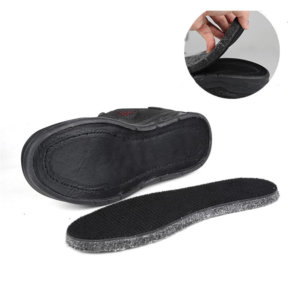 Semelles feutre avec clous pour chaussures de pêche - Semelles amovibles anti-dérapantes tailles 39 à 45 pour pêche sur rochers