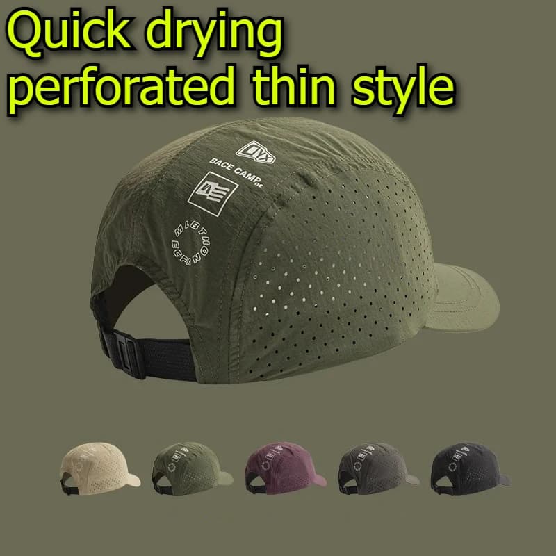 Casquette baseball maille fine été pêche camping randonnée séchage rapide protection solaire