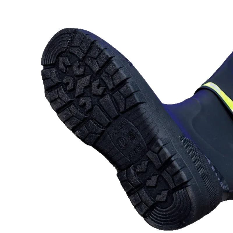 Bottes de pêche longues homme en PVC antidérapantes - Chaussures imperméables confortables pour travail et pêche