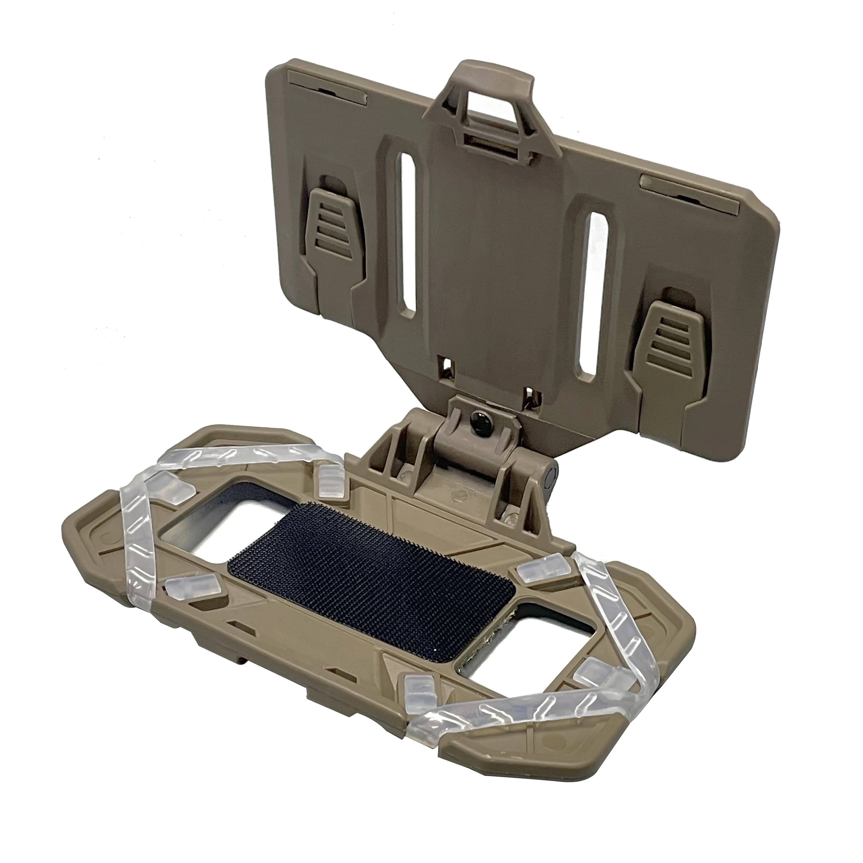 Panneau de navigation pliable MOLLE extérieur - Étui à carte avec support téléphone pour pêche