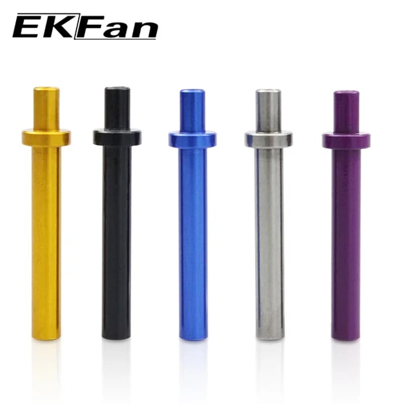 Arbre alliage aluminium Ekfan 7x4x2.5mm - Roulement acier inox pour manches moulinets DAI&SHI