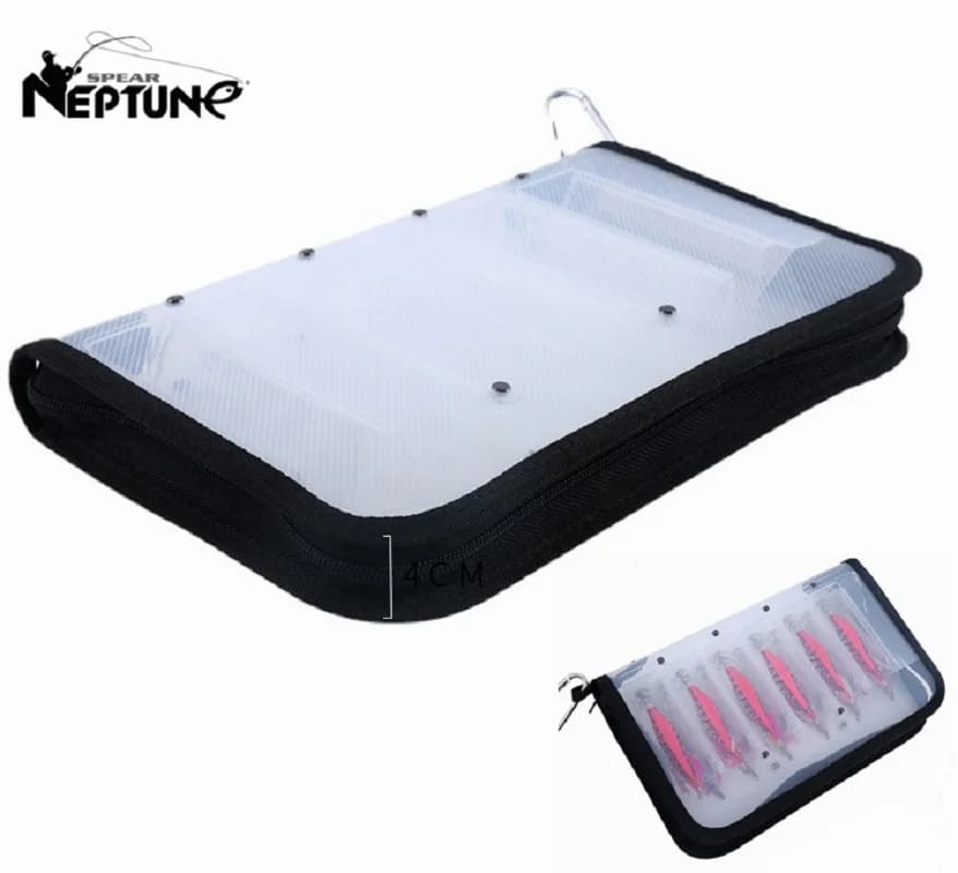 Boîte étanche pour leurres poulpe Egi : rangement leurres calmar et hameçons protection pêche