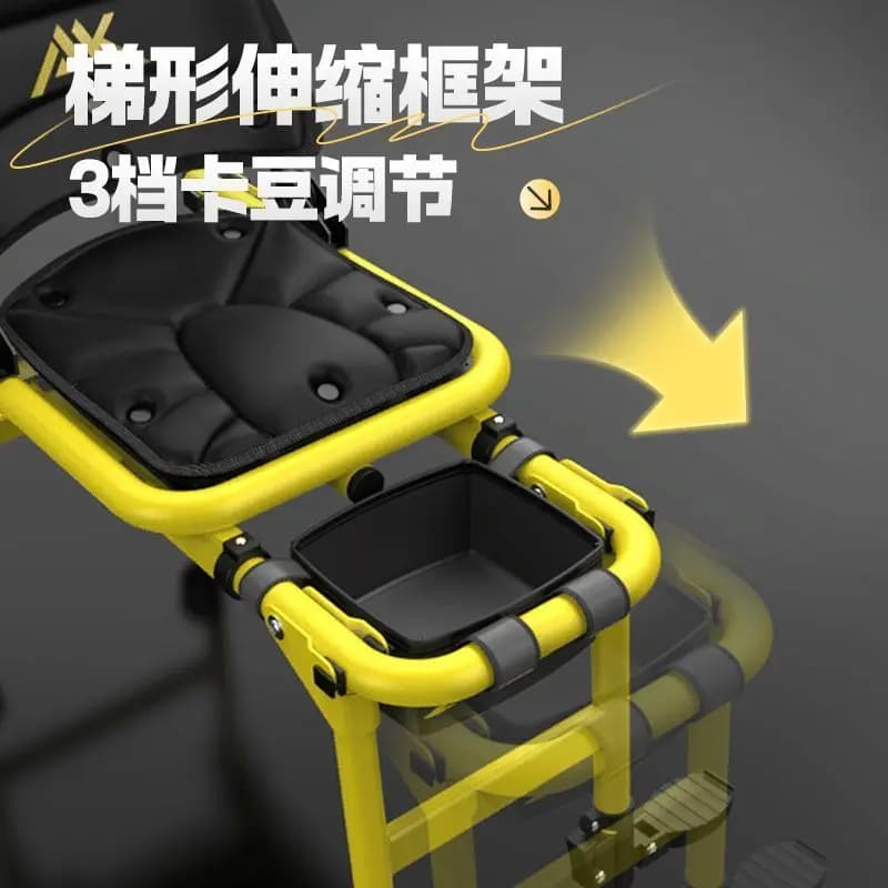 Nouvelle chaise pêche AK Knight YUZHIYUAN portable extérieure spéciale multifonction pliable rétractable pêche