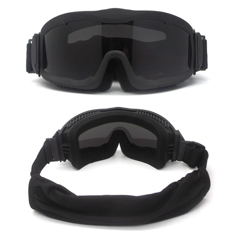 Lunettes tactiques 2024 anti-explosion 3mm pour chasse paintball pêche - protection maximale