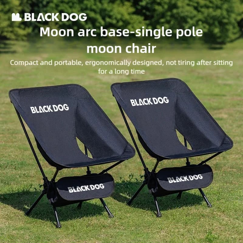 Chaise lune Blackdog pour pêche et camping - Confortable et portable pour longues sessions