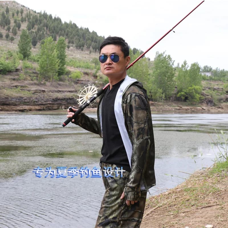 Combinaison Été Ultra-Mince Anti-Moustiques - Tenue Pêche Chasse Bionique Tactique