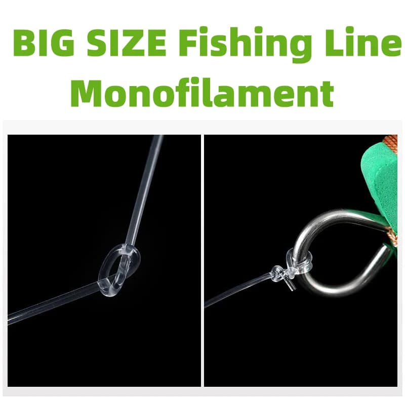 Ligne de pêche monofilament nylon 500m grande taille mer et eau douce pour gros poissons et requins