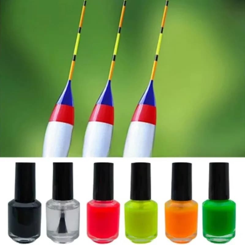 Peinture fluorescente pour flotteurs de pêche réparation rapide outil DIY amorce