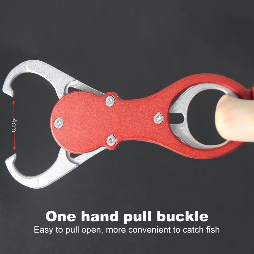 Pince à prise peson intégré grip pour poisson écailles pince à lèvres outil professionnel pour pêche avec mesure poids