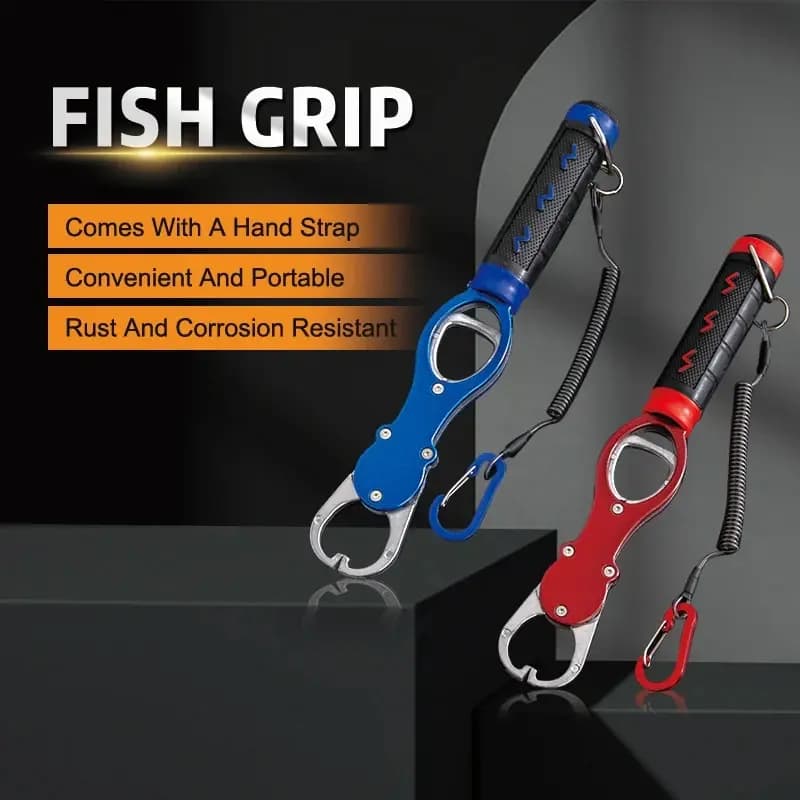Pince à lèvres pour poisson en alliage aluminium - Gripper avec balance portable accessoire pêche