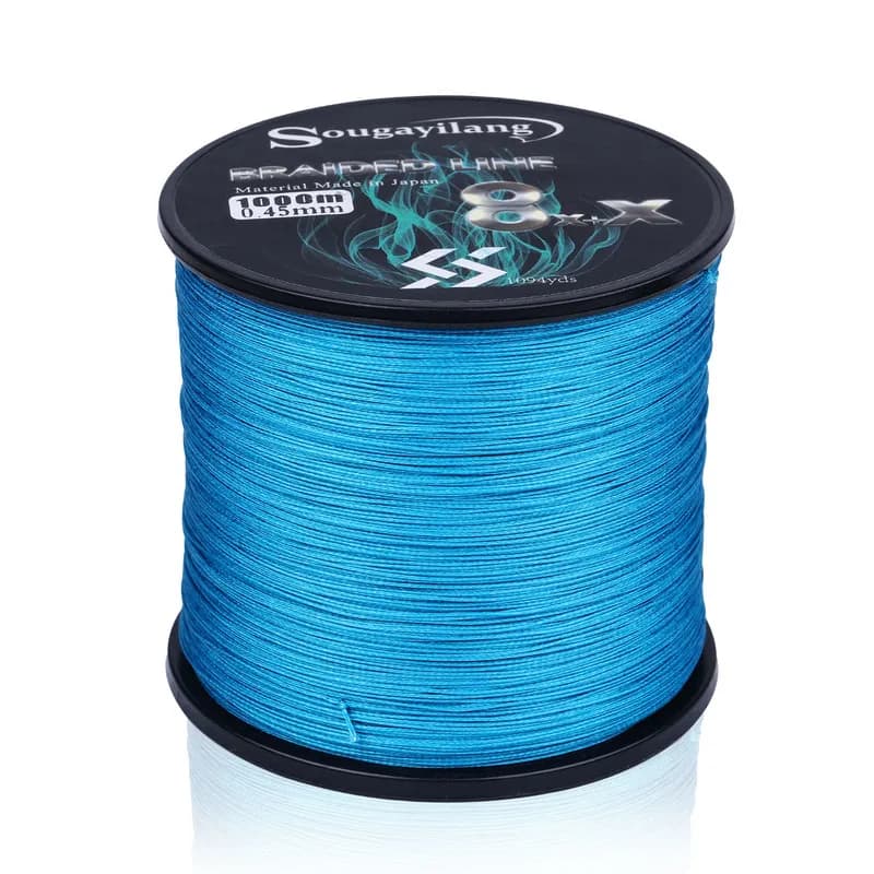 Ligne pêche tressée PE Sougayilang 300M-1000M - 6 couleurs haute résistance pour pêche sportive
