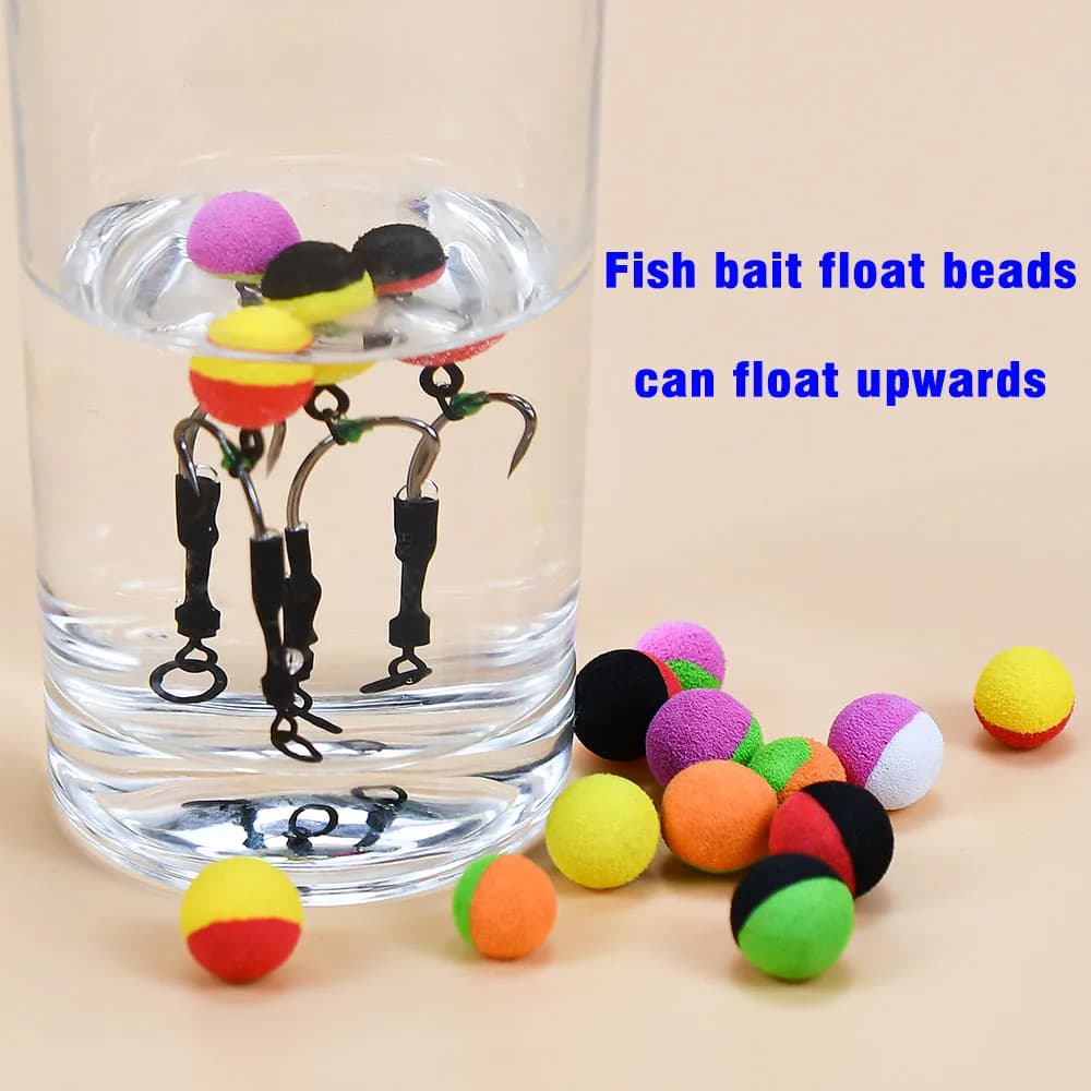 30 pop up boilies MNFT pour pêche à la carpe - appâts flottants deux tons avec boules de mousse