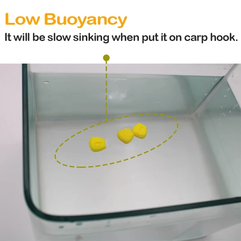 20 pop-up boilies coulants lents pour pêche carpe, stops cheveu et appâts hybrides