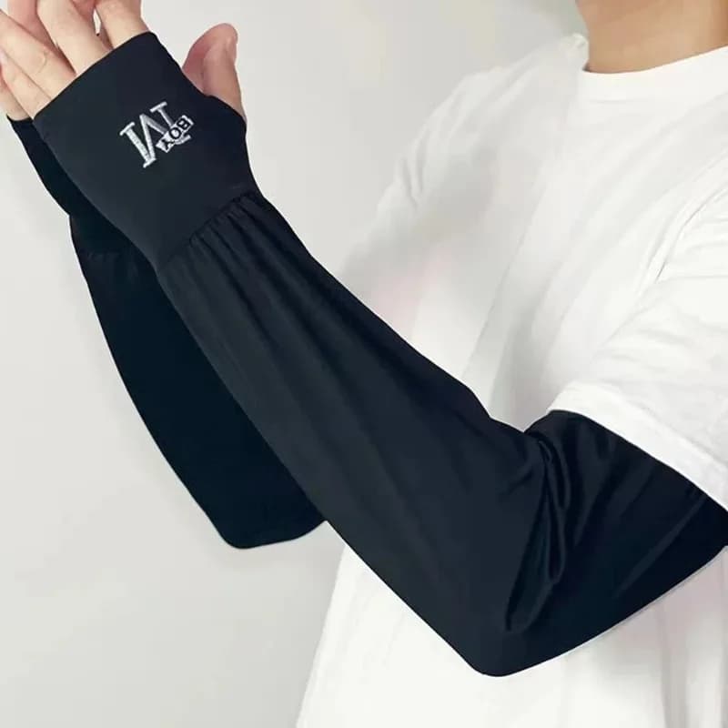 Manches de bras anti-UV pour pêche et conduite - Protection solaire légère et respirante pour hommes