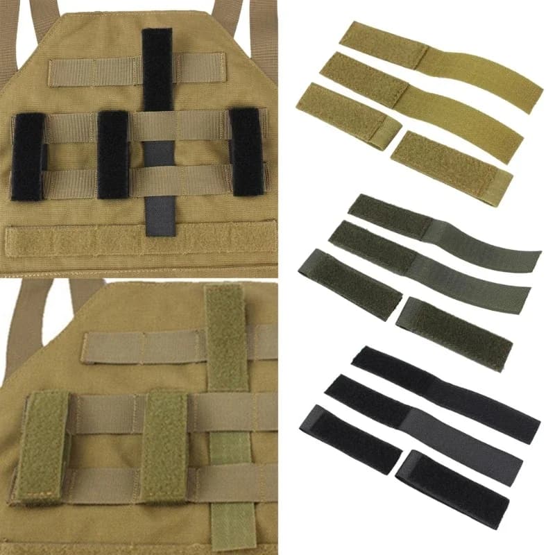 Adaptateur MOLLE pour patchs pêche tactique - Bandes convertisseuses Hook&Loop fixation facile