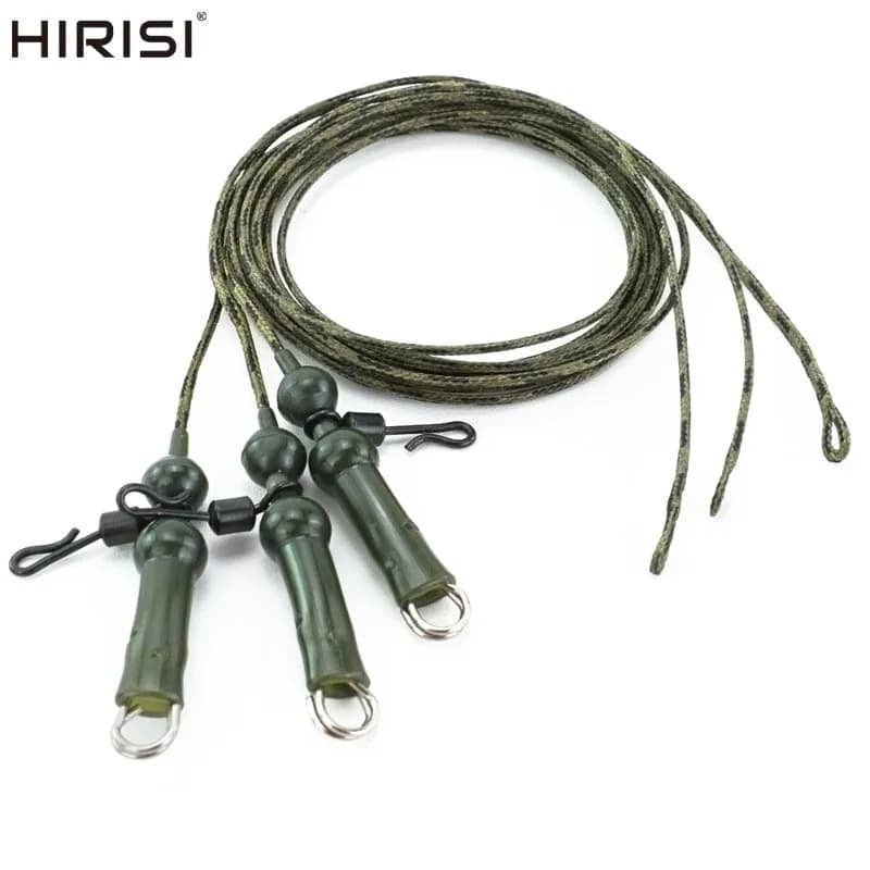HIRISI 3PCS Plombée Carpe 68CM avec Rigs Hélicoptère - Ligne Tressée Accessoires Carpe