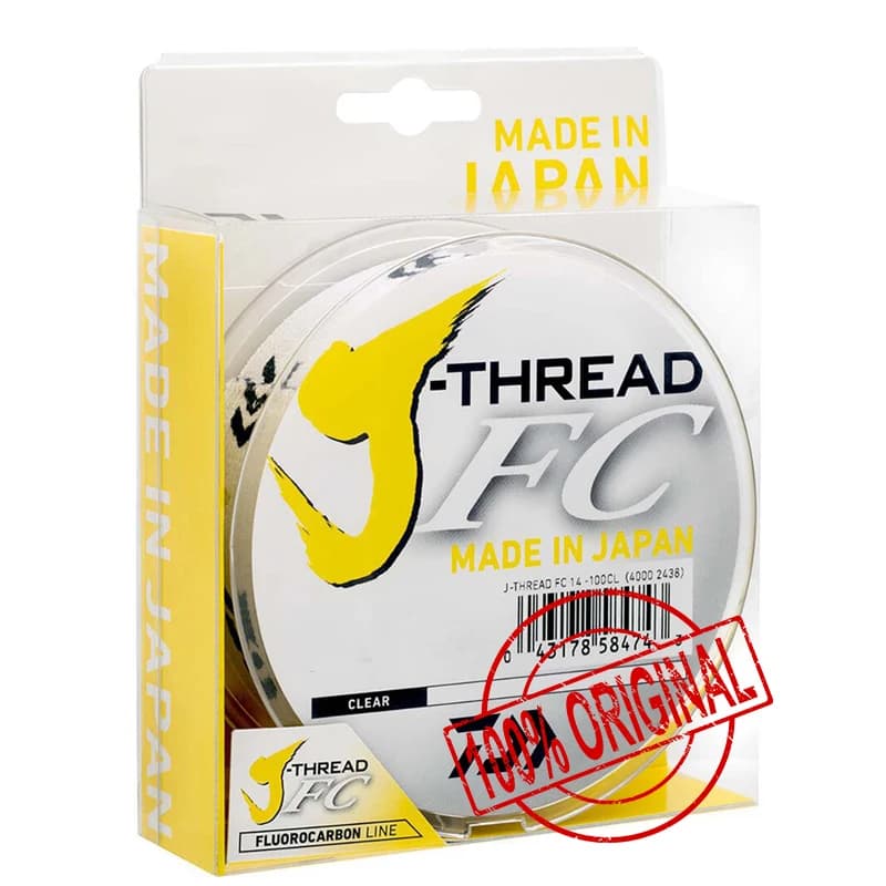 Leader fluorocarbone DaiwaJ 100% 100m/50m - ligne coulante transparente made in Japan