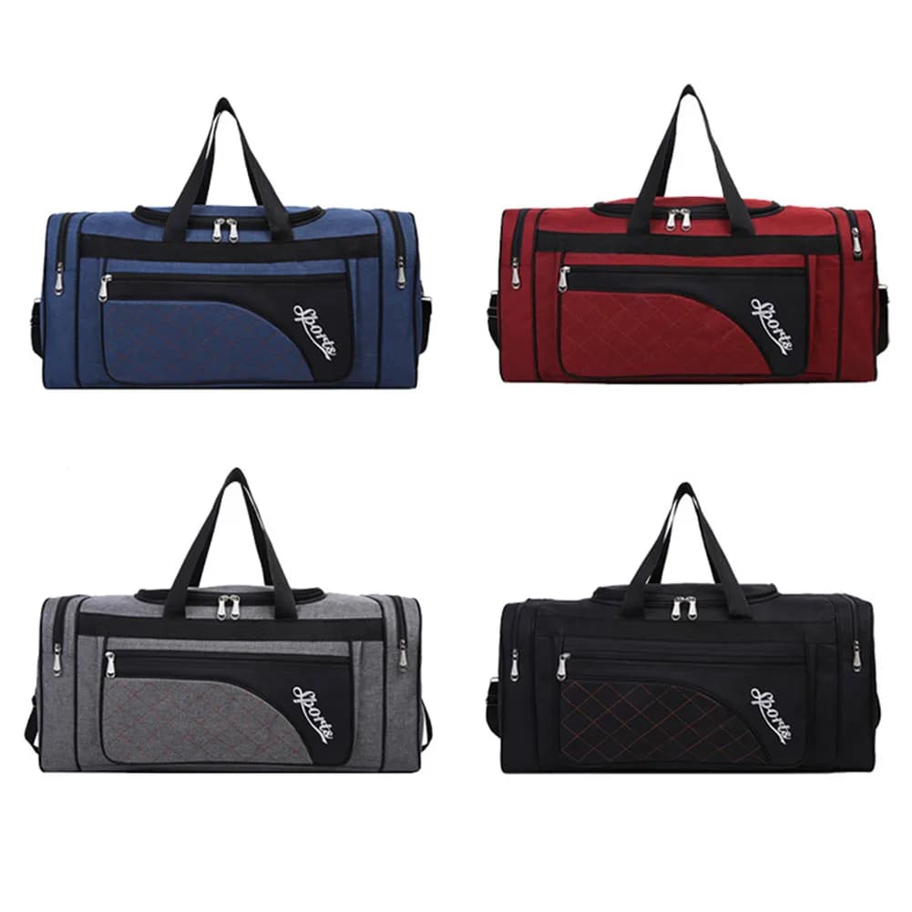 Sac de sport Oxford séparation sec/humide grande capacité, sac yoga étanche multifonction pour voyage et natation