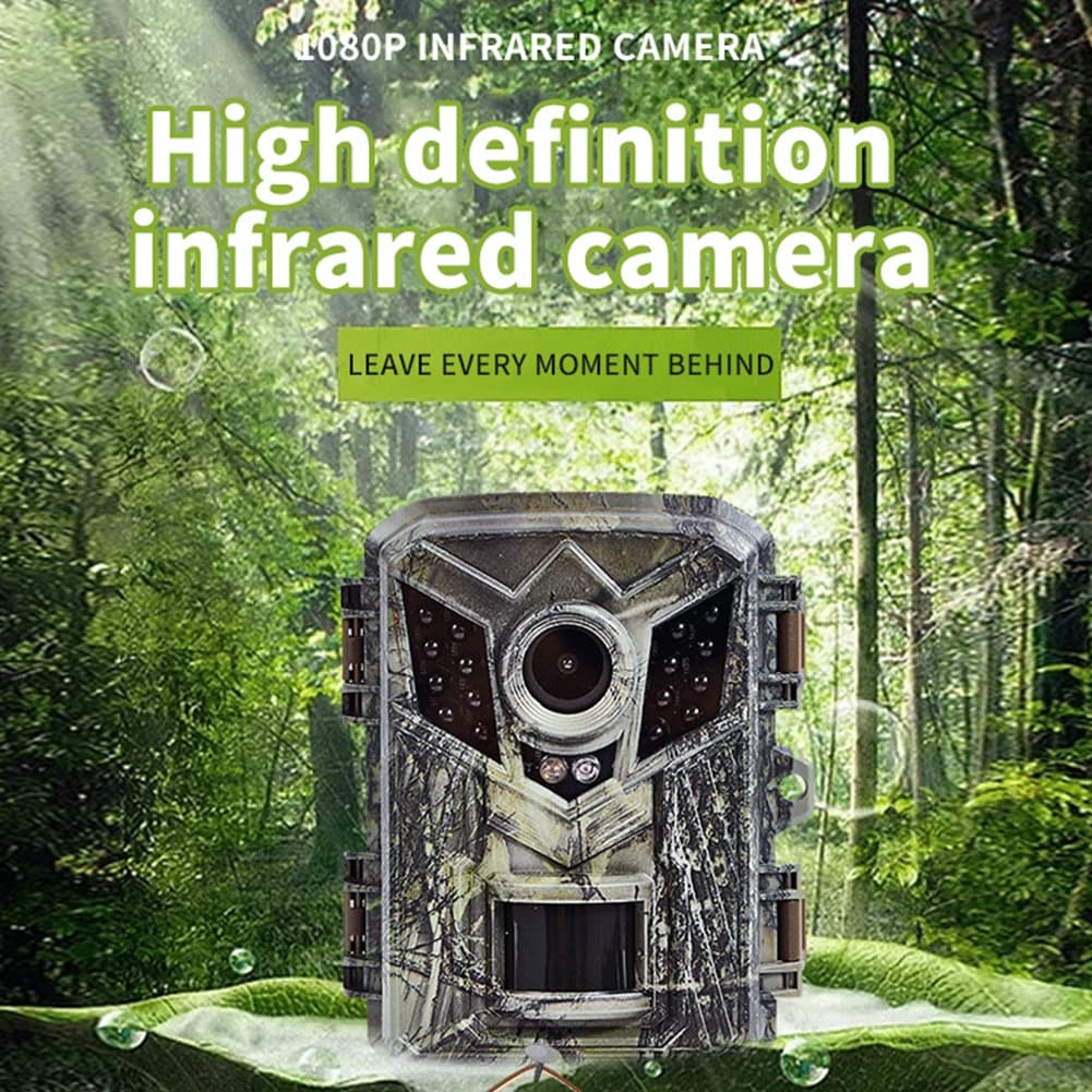 Mini caméra de chasse HD 1080P étanche vision nocturne - Pour traque extérieure et observation faune sauvage