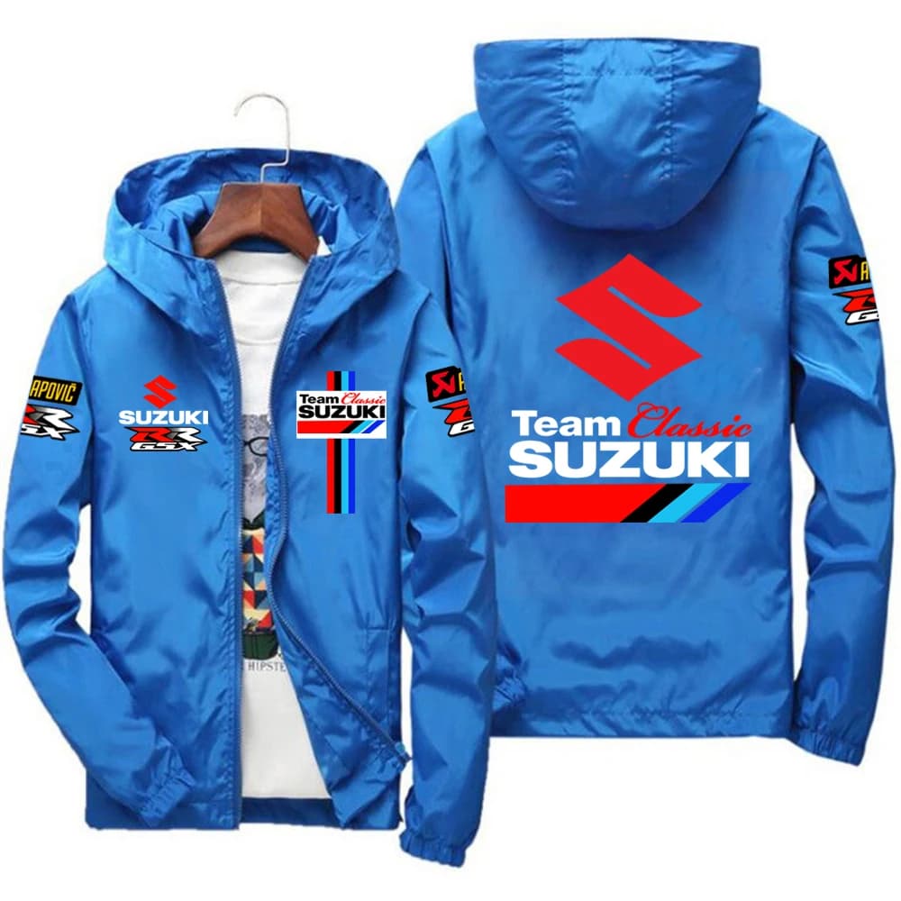 Veste Suzuki Racing printemps automne homme coupe-vent décontractée sport outdoor couple tendance