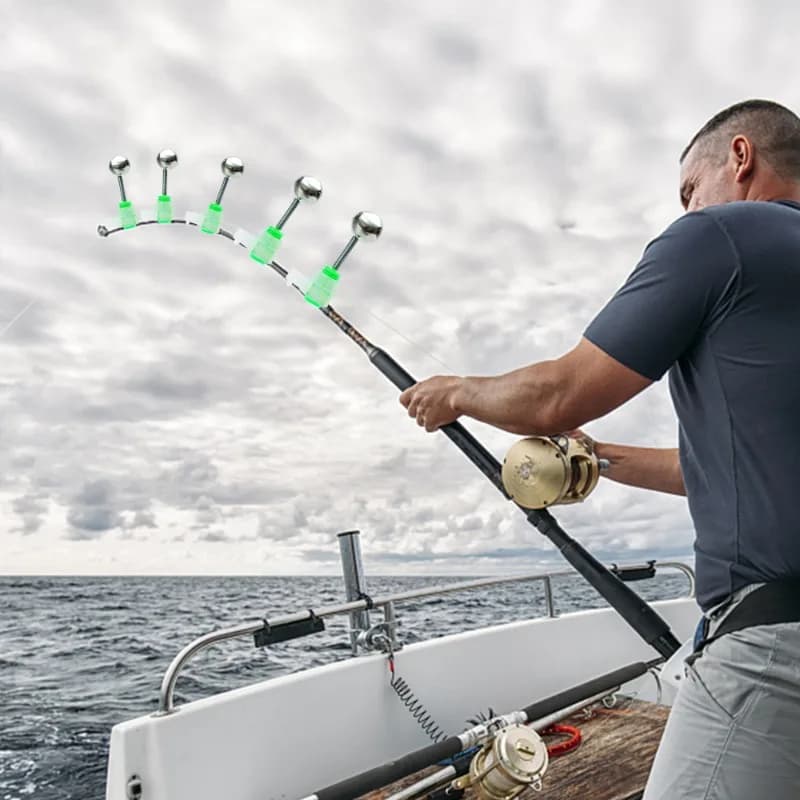 Cloches de pêche 20/5 pièces indicateurs de touche sonores pour pêche nocturne et détection