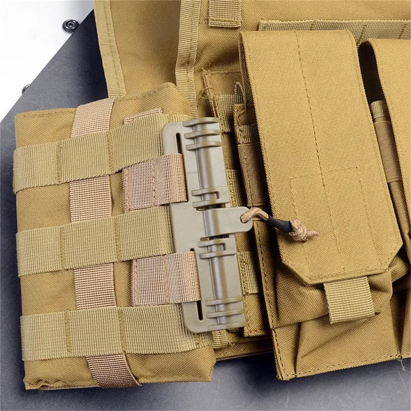 Kit boucles dégagement rapide pour gilets - Système durable JPC CPC pour équipement pêche