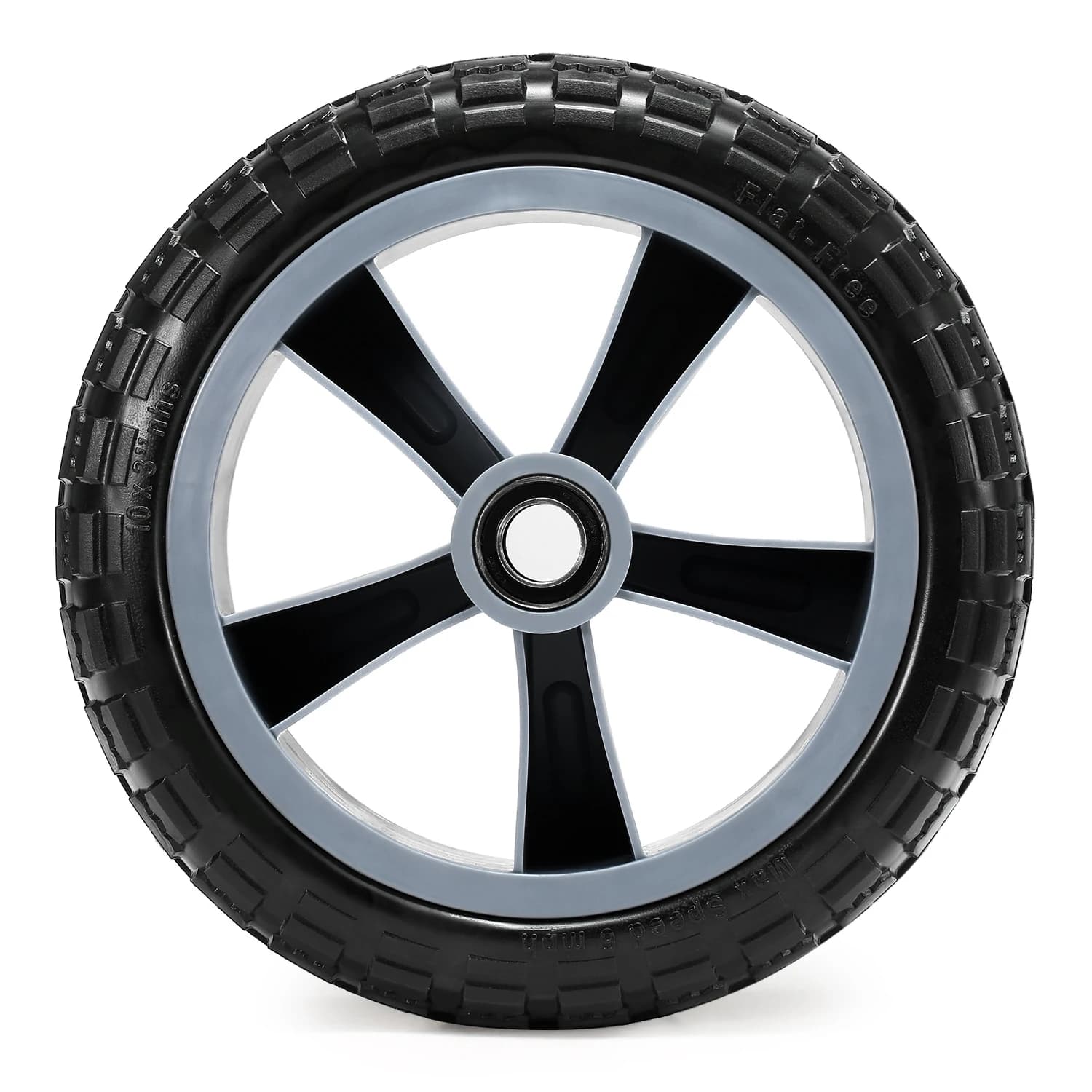 Roue de chariot increvable 25cm pour kayak de pêche - transport facile vers le spot
