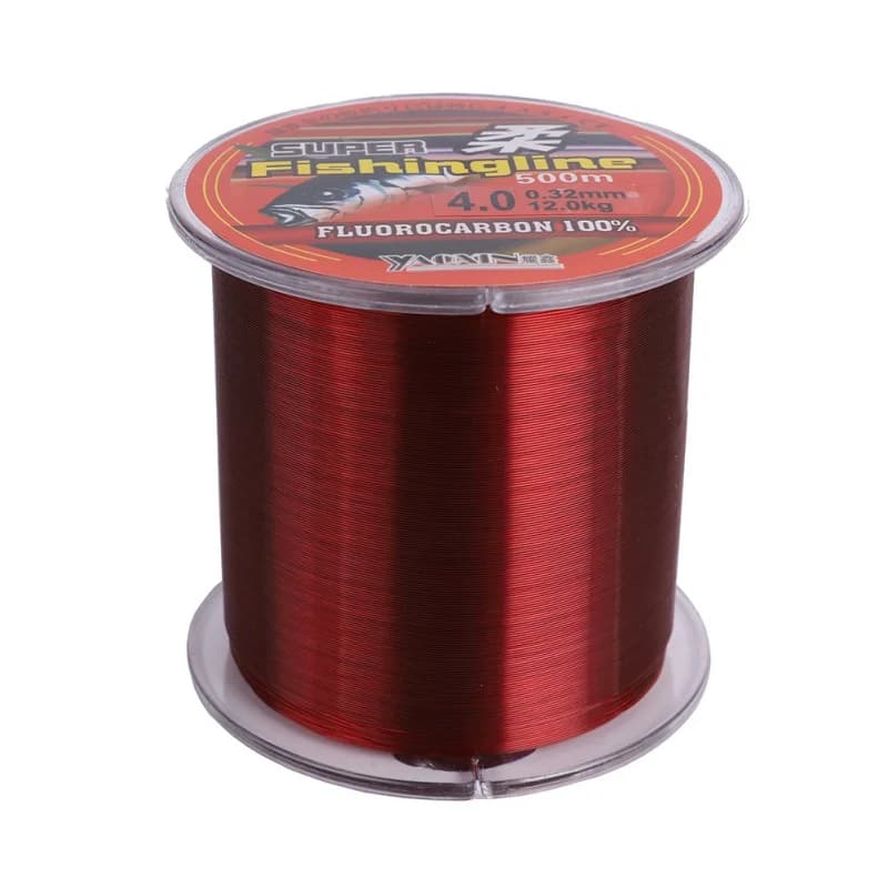 Ligne leader nylon 500M super résistante - Pour pêche eau douce et mer avec excellente résistance abrasion
